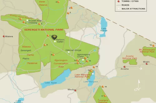 The Serengeti National Park Map   Serengeti National Park Map.webp