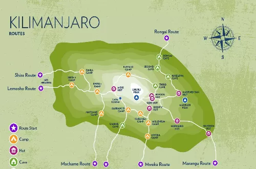 Best Kilimanjaro hiking routes